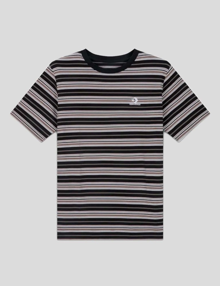 T-shirt CONVERSE stripped tee black stripe